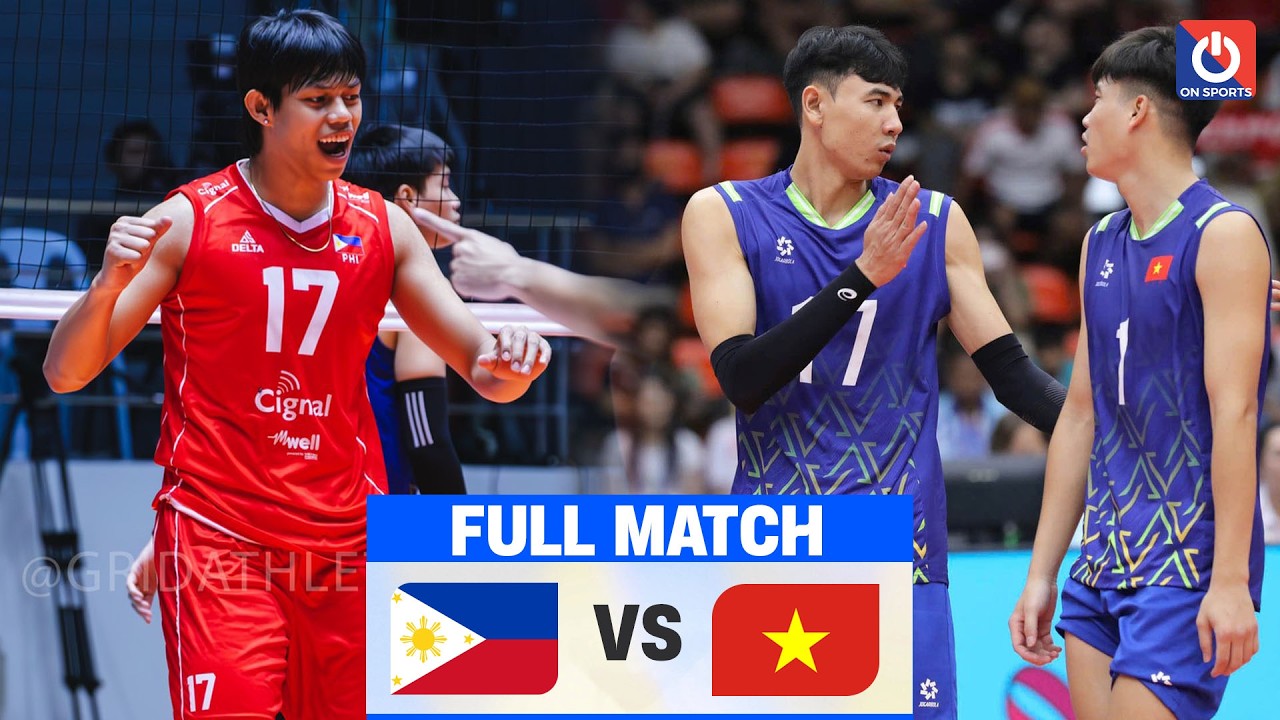 FULL HD | PHILIPPINES vs. VIETNAM | Thăng hoa bắn phá, choáng váng nhận cú sốc