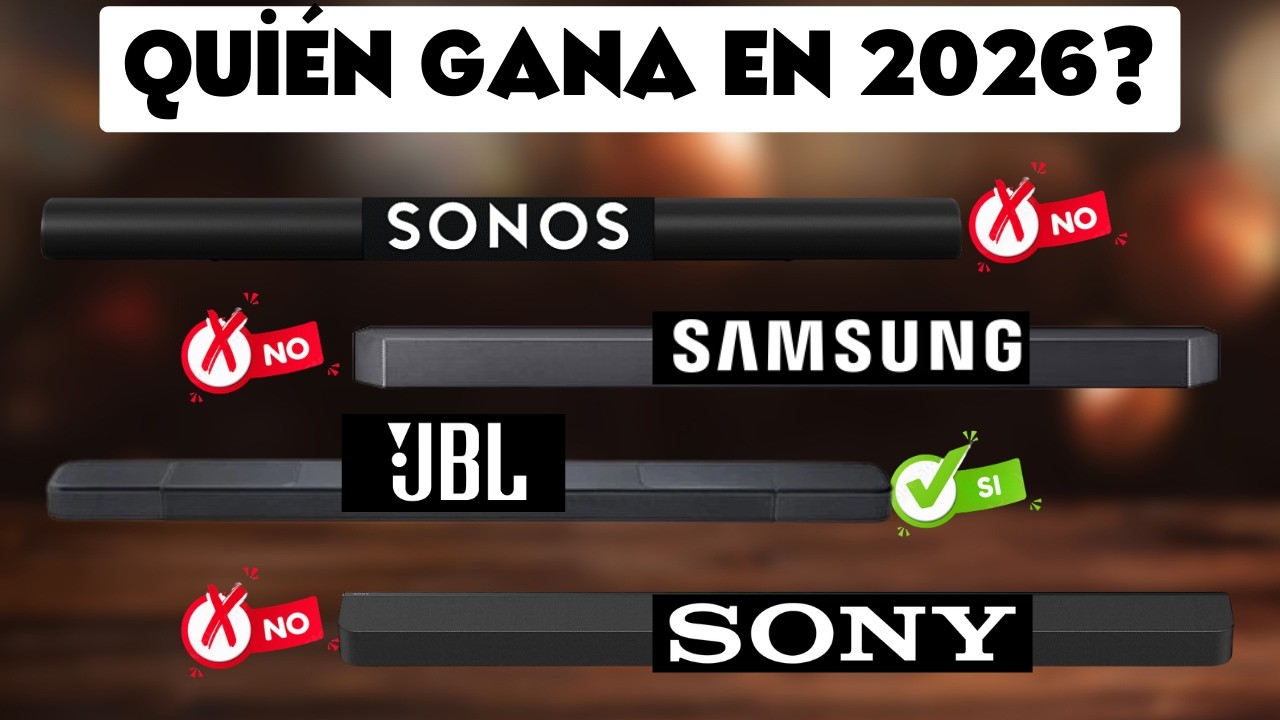 Las Mejores Barras de Sonido 2026 - Samsung vs Sony vs Sonos