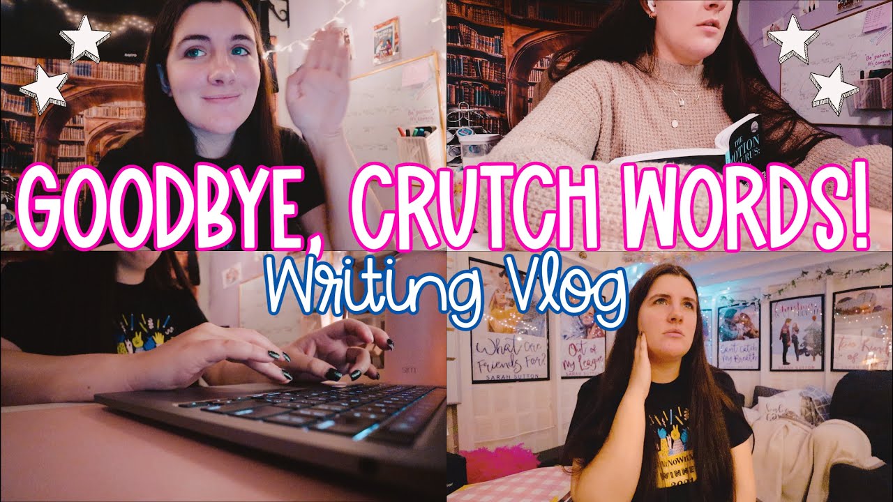 goodbye, crutch words! Hello, copy editing... | Authortube Writing Vlog