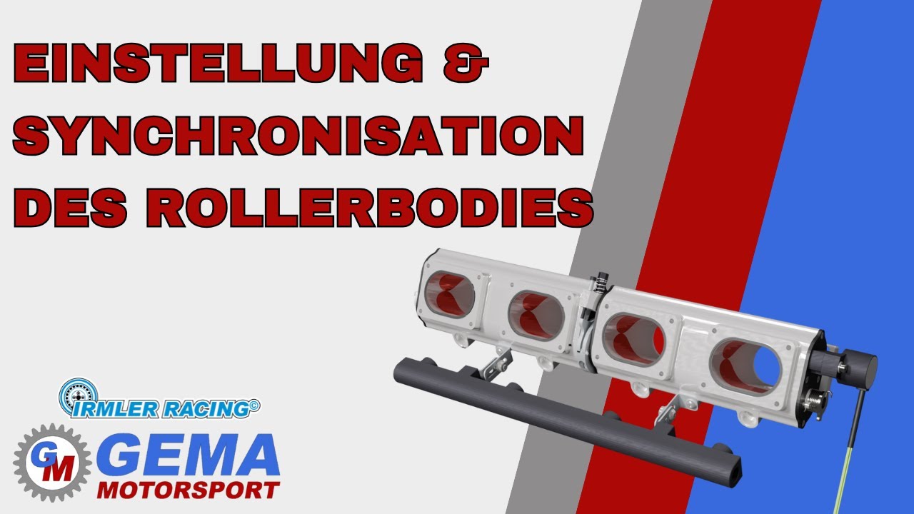 Einstellung und Synchronisation des Rollerbodies