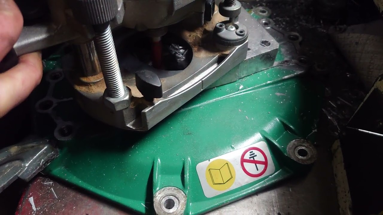 Routing Aluminium spacer plate. Great Dane 28 Yacht Restoration.