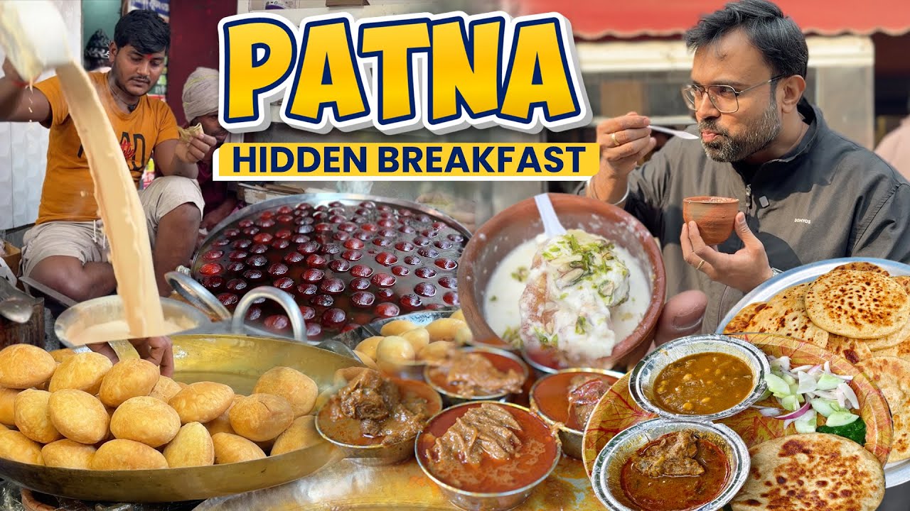 दूध जलेबी Patna ka SECRET Nashta जो Google पर भी नहीं मिलेगा | Best Breakfast in Patna Foodie Robin
