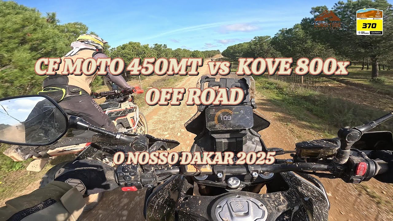 CF MOTO 450 MT VS KOVE 800X Off Road “ O nosso Dakar 2025 “