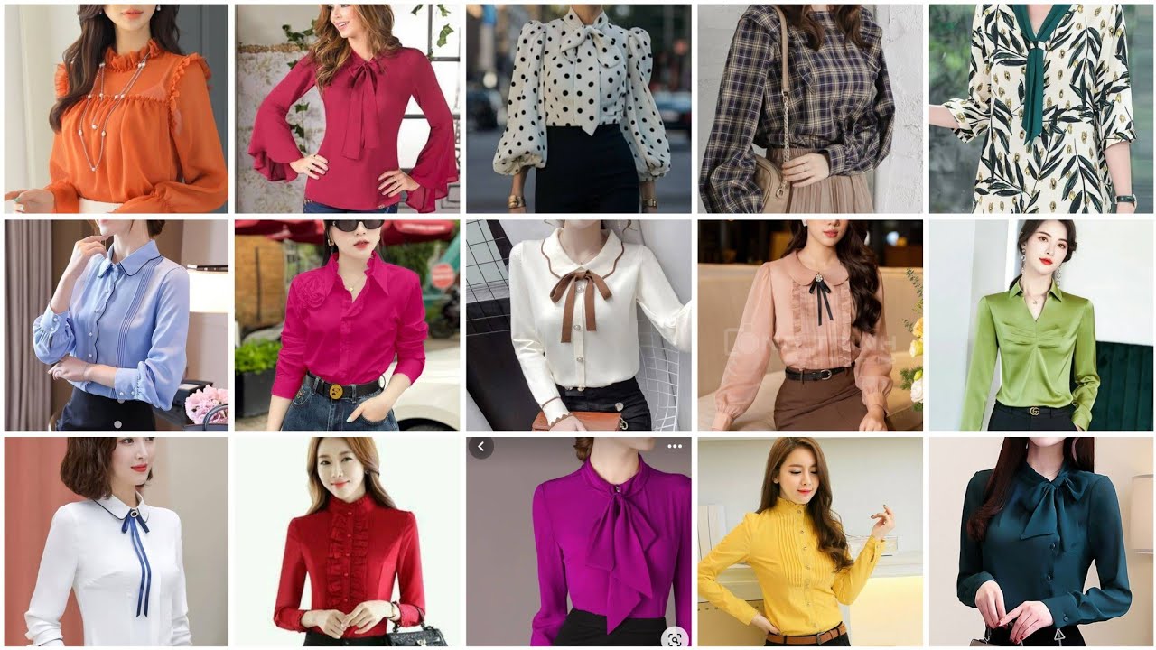 Modern Office Wear Blouse Designs 2026/Blouse Designs For Business Women 2026 For USA,Chinese,UAE