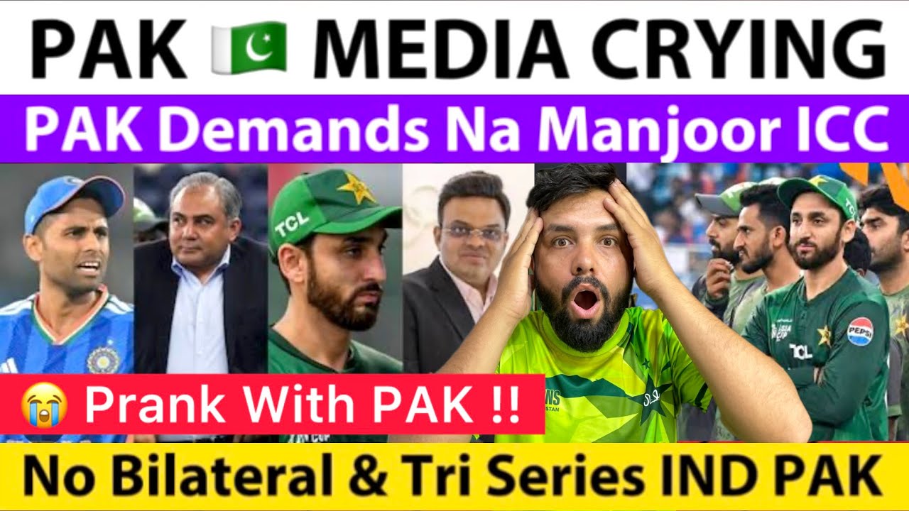 PAK Crying 😭 No Bilateral & Tri Series Vs IND & PAK | Naqvi 🙏 Demands Denied By ICC Again |