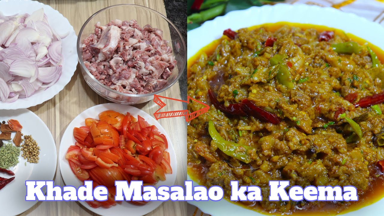 Bawarchi Style Khade Masalo ka Keema | Mashoor Keema Kahde Masalo Ka Teekha Keema