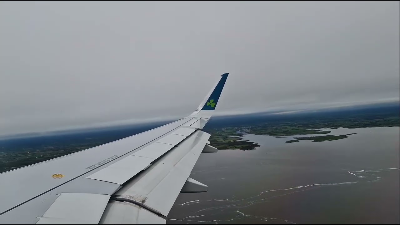 Aer Lingus A320 neo Landing From London To Shannon