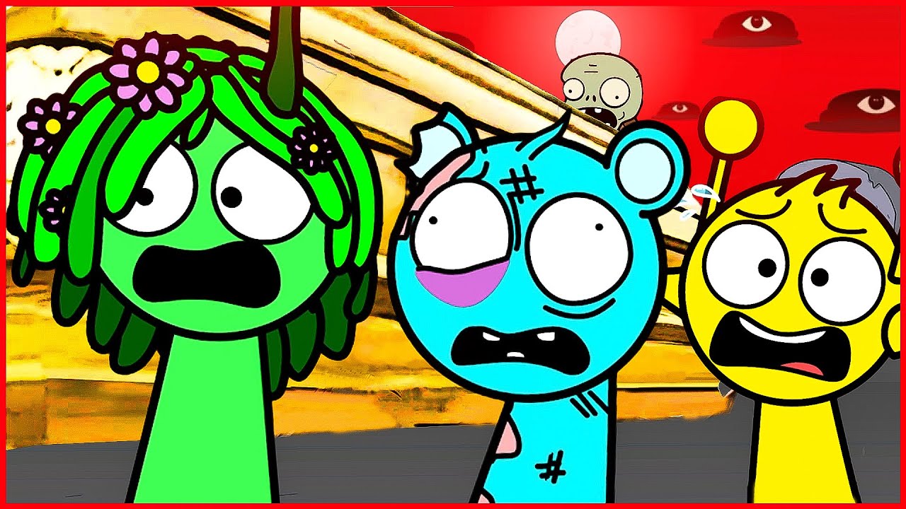 SPRUNKI PLANTS VS ZOMBIES (Incredibox Sprunki Animation) - Coffin Dance Song