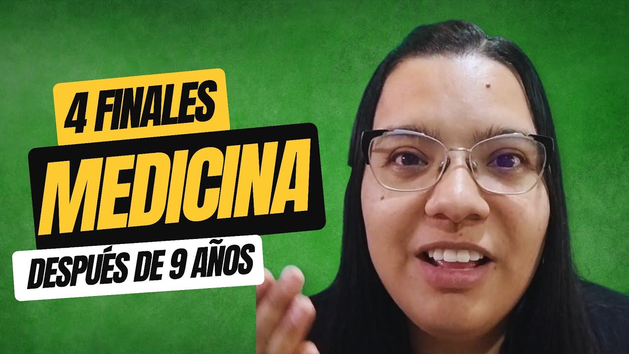 Despu&eacute;s de 9 a&ntilde;os estudiando Medicina, me quedan 4 finales.