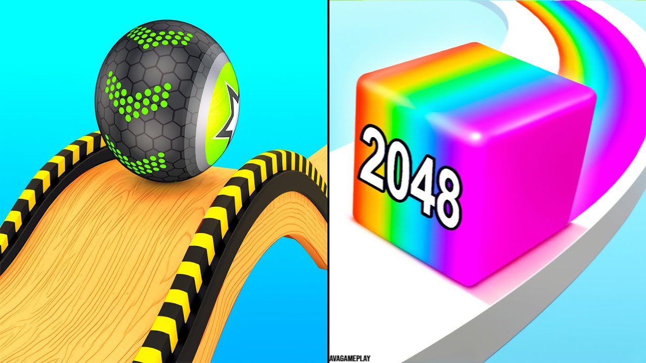 Going Balls vs Jelly Run 2048