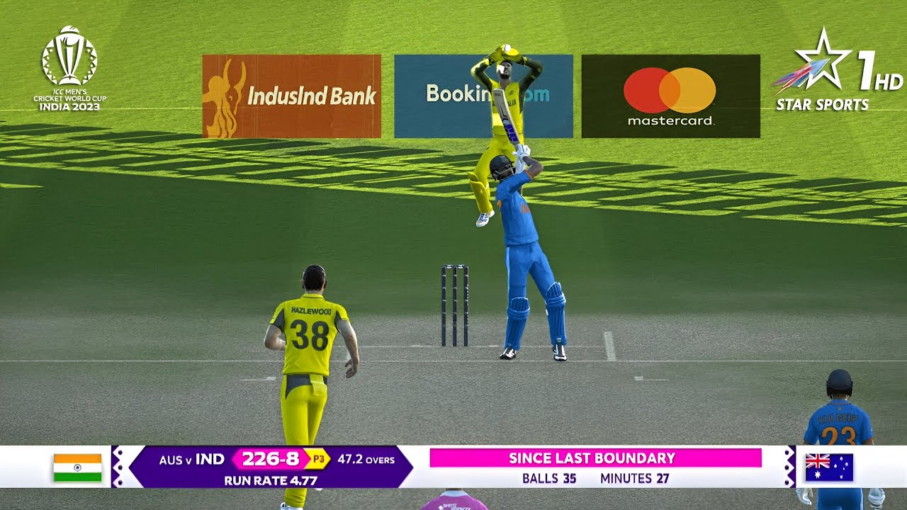 India VS Australia ICC CWC 23 Final Full Highlights | Cricket 24 | Real Commentary | BroDow Gaming