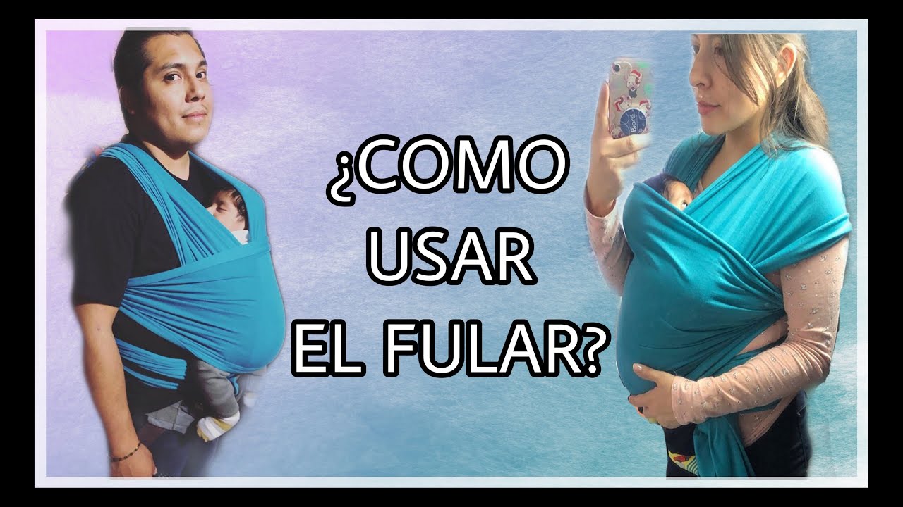 COMO PORTEO A MI BEBÉ de 2 MESES con FULAR ELÁSTICO || JackyePeralta