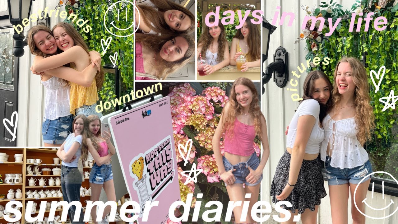 THE FIRST DAYS OF SUMMER ⎹ summer diaries ⎹ pottery, downtown toronto, brandy melville, and more! ♡