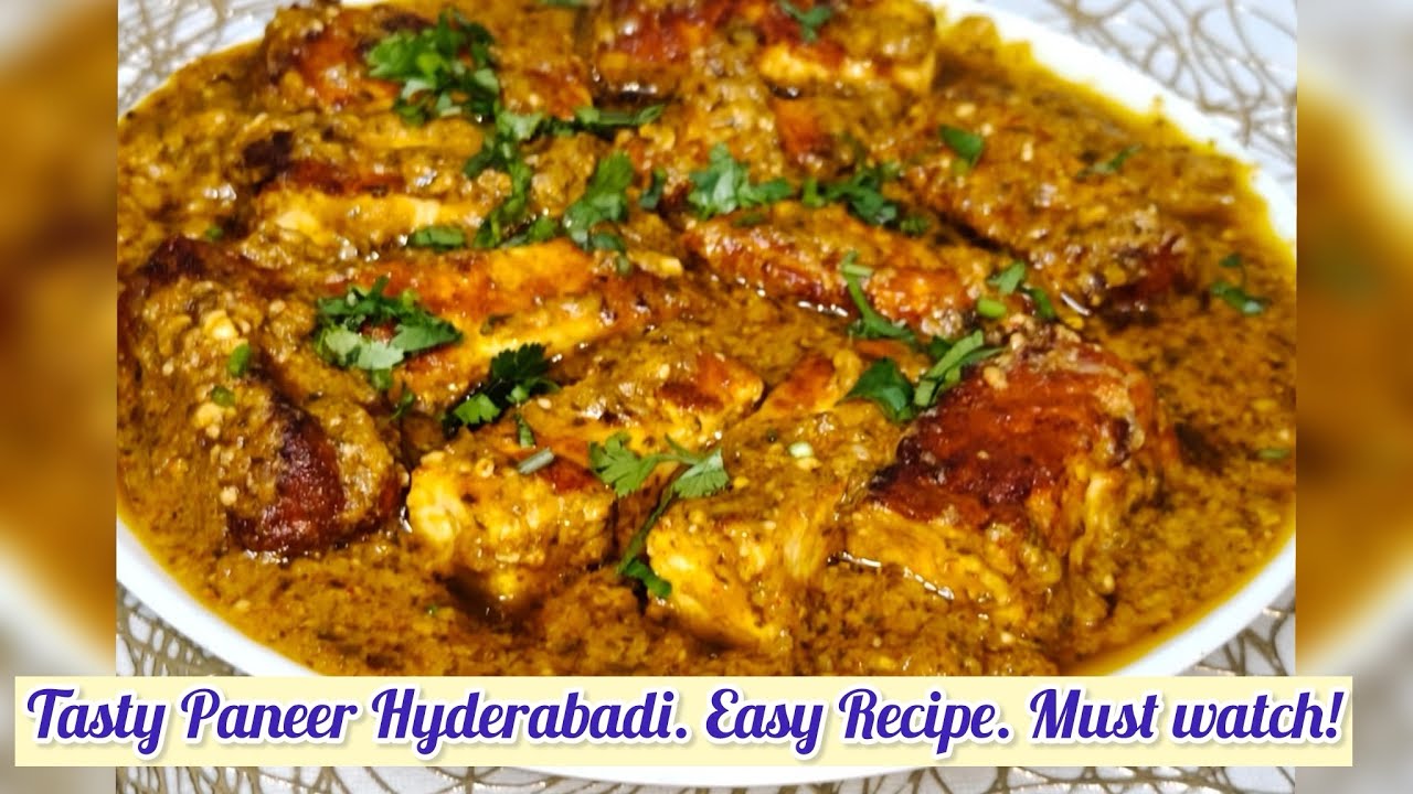 हैदराबादी पनीर | PANEER HYDERABADI | PANEER HYDERABADI GRAVY | PANEER HYDERABADI DHABA STYLE