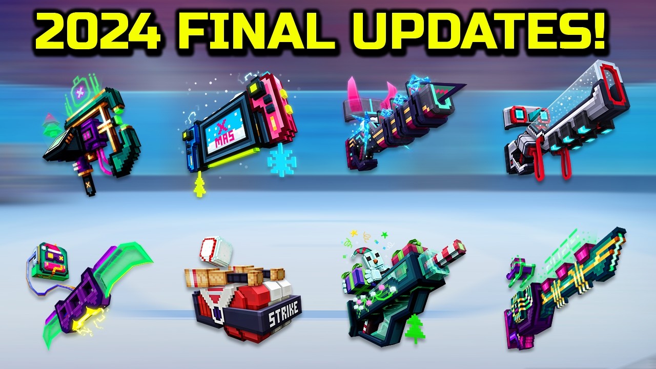 FINAL 2024 UPDATES BRING MASSIVE CHANGES TO PIXEL GUN 3D!
