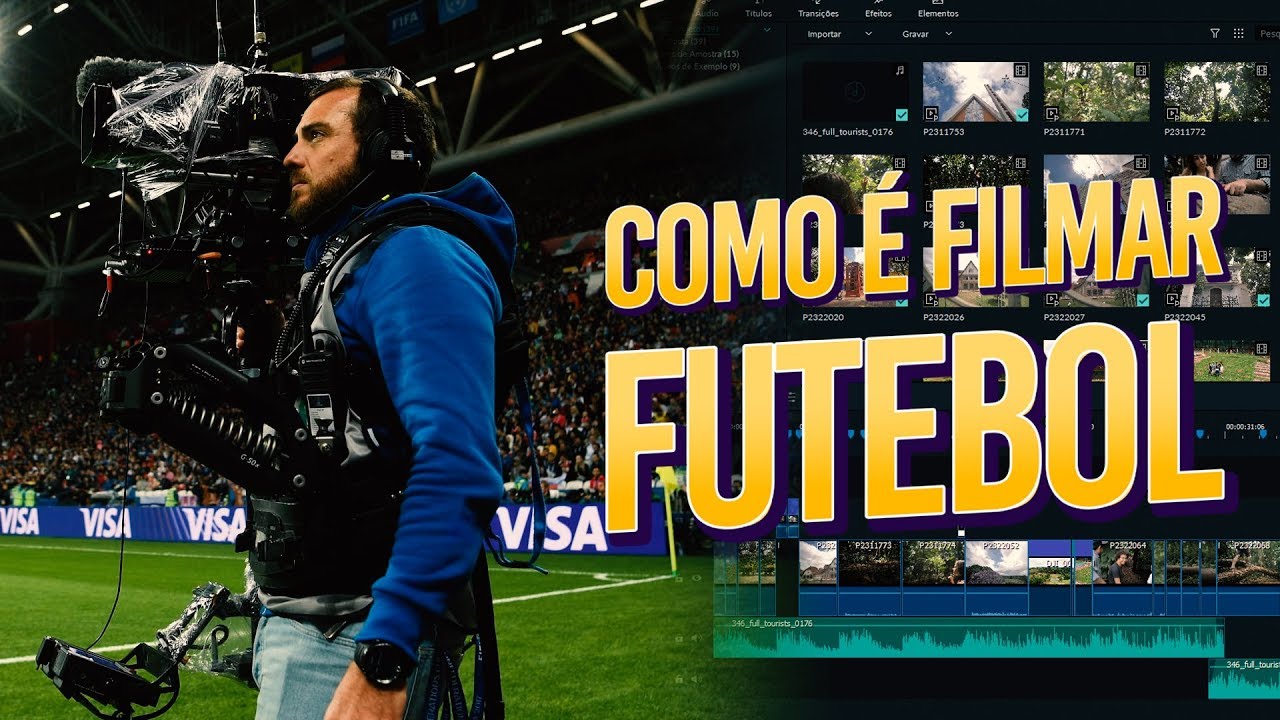 Como é filmado e transmitido um JOGO DE FUTEBOL? É ABSURDO! ⚽
