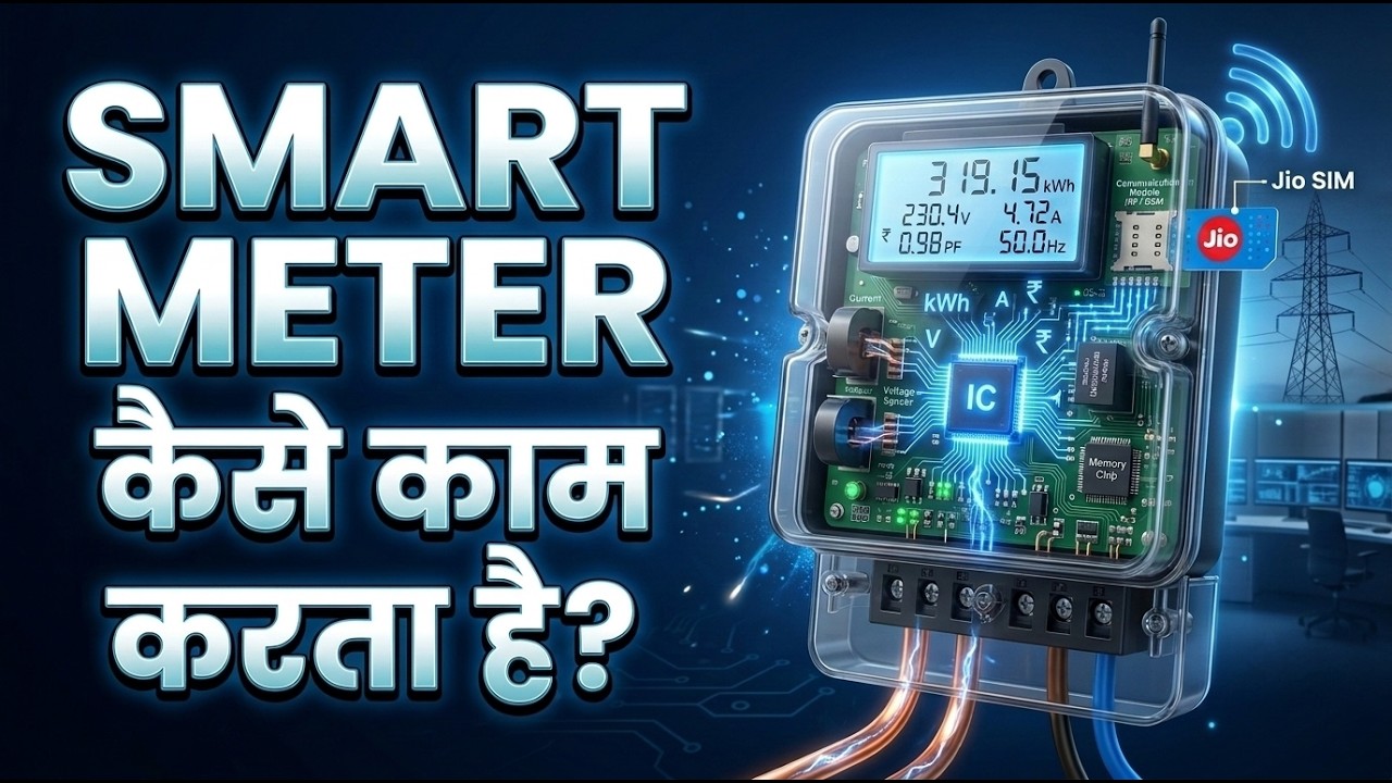 Smart Meter कैसे काम करता है? 😳 बिजली कैसे मापता है | Working of Electricity Meter