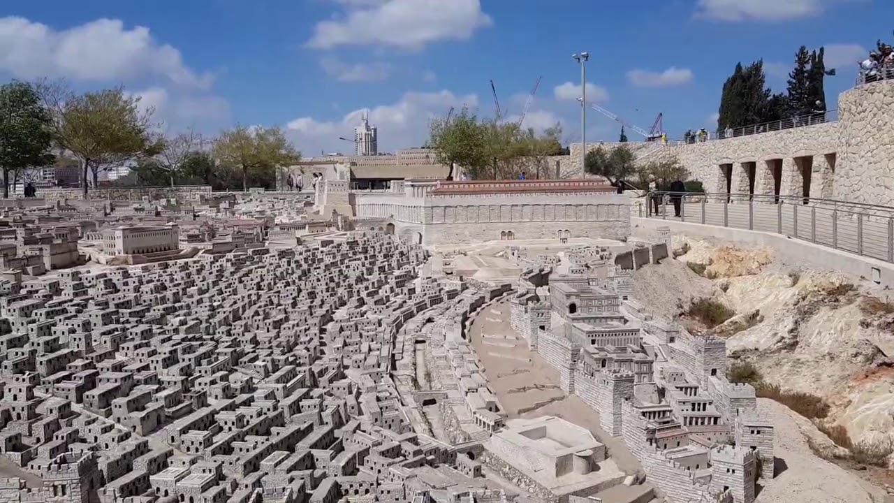 The City of Jerusalem during the time of Jesus. Holyland Model of Jerusalem - Detailed explanation