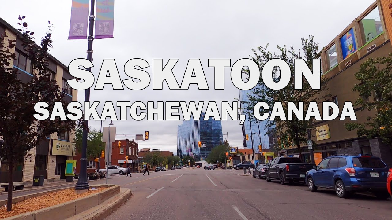 Saskatoon, Saskatchewan, Canada - Driving Tour 4K