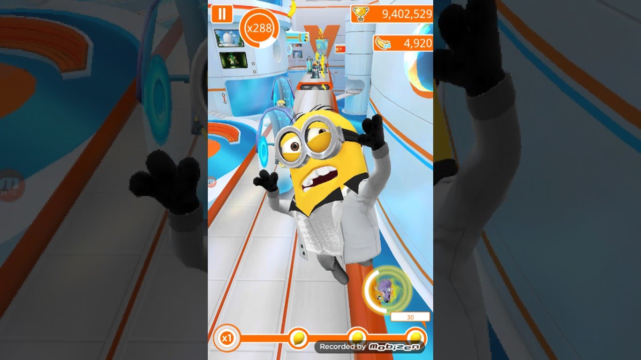 Despicable Me Minion Rush Chinese Version Purple Minion Saying Banana Part 2
