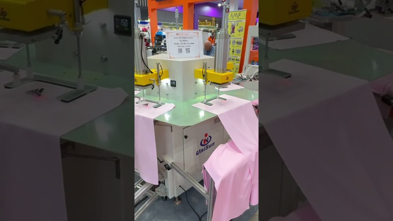 Efficient Automated heat seal machine#apparel #automatedsolutions #vietnam #manufacturingtechnology