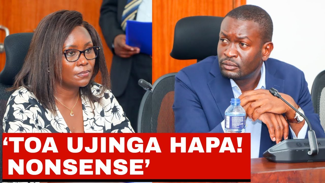 ANGRY SIFUNA MAKE RUTO LADY CECILY MBARIRE APPEAR FOOLISH DURING HOT GRILLING BY SENATORS