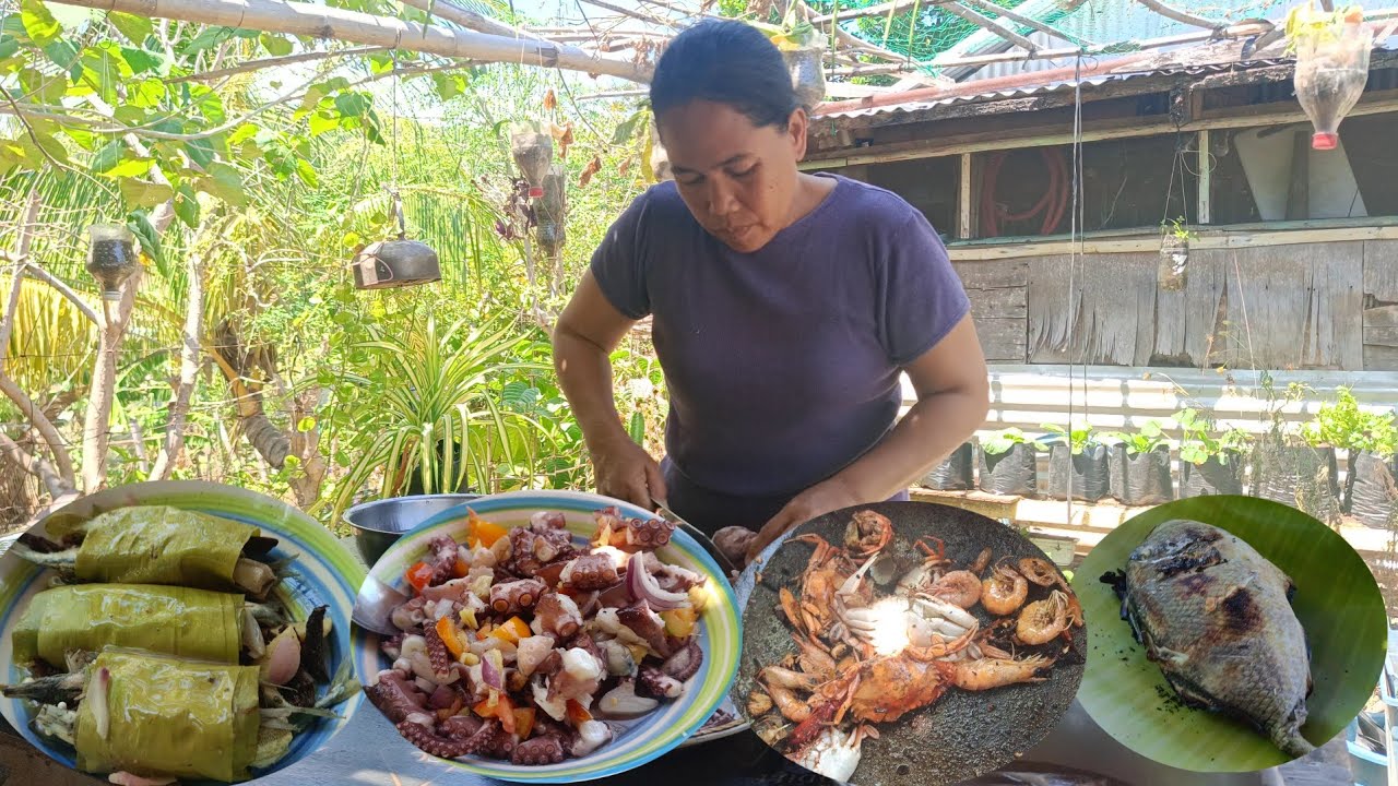 Ang sarap ng ganitong seafoods sa probinsya