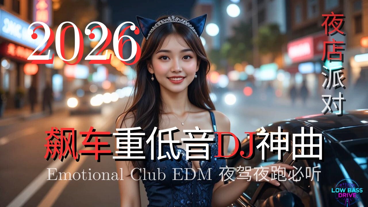 飙车重低音DJ神曲 2026 || 漂移 EP | Emotional Club EDM 夜驾夜跑必听 • 情绪夜驾