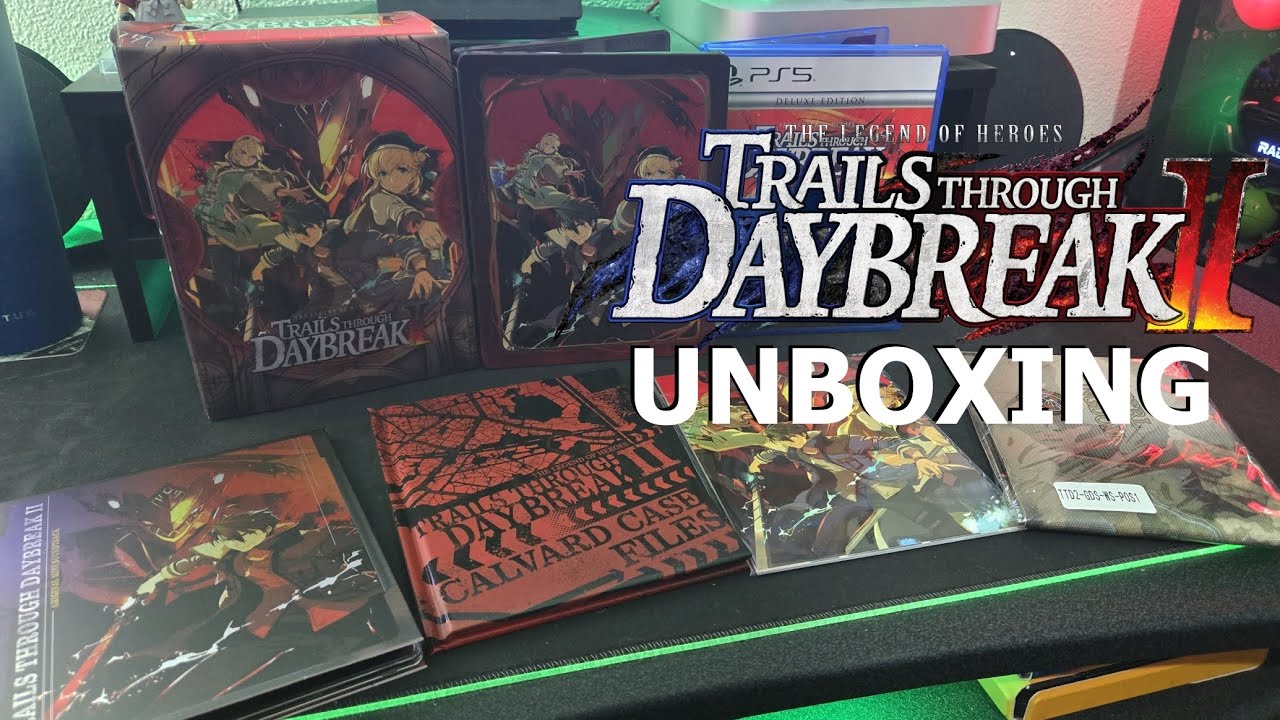 The Legend of Heroes: Trails Through Daybreak 2 Limited Edition Unboxing (PS5)