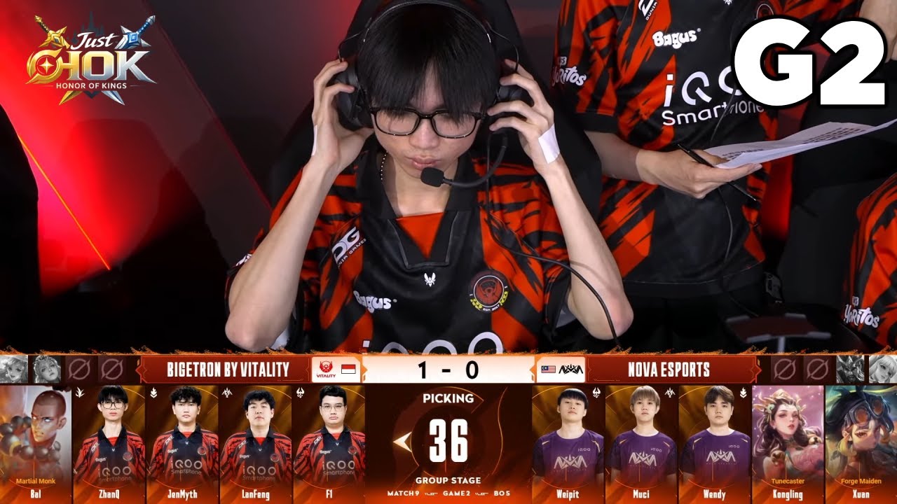 BTR vs NOVA - GAME 2 | GROUP STAGE DAY 3 | HOK Invitational Season 4