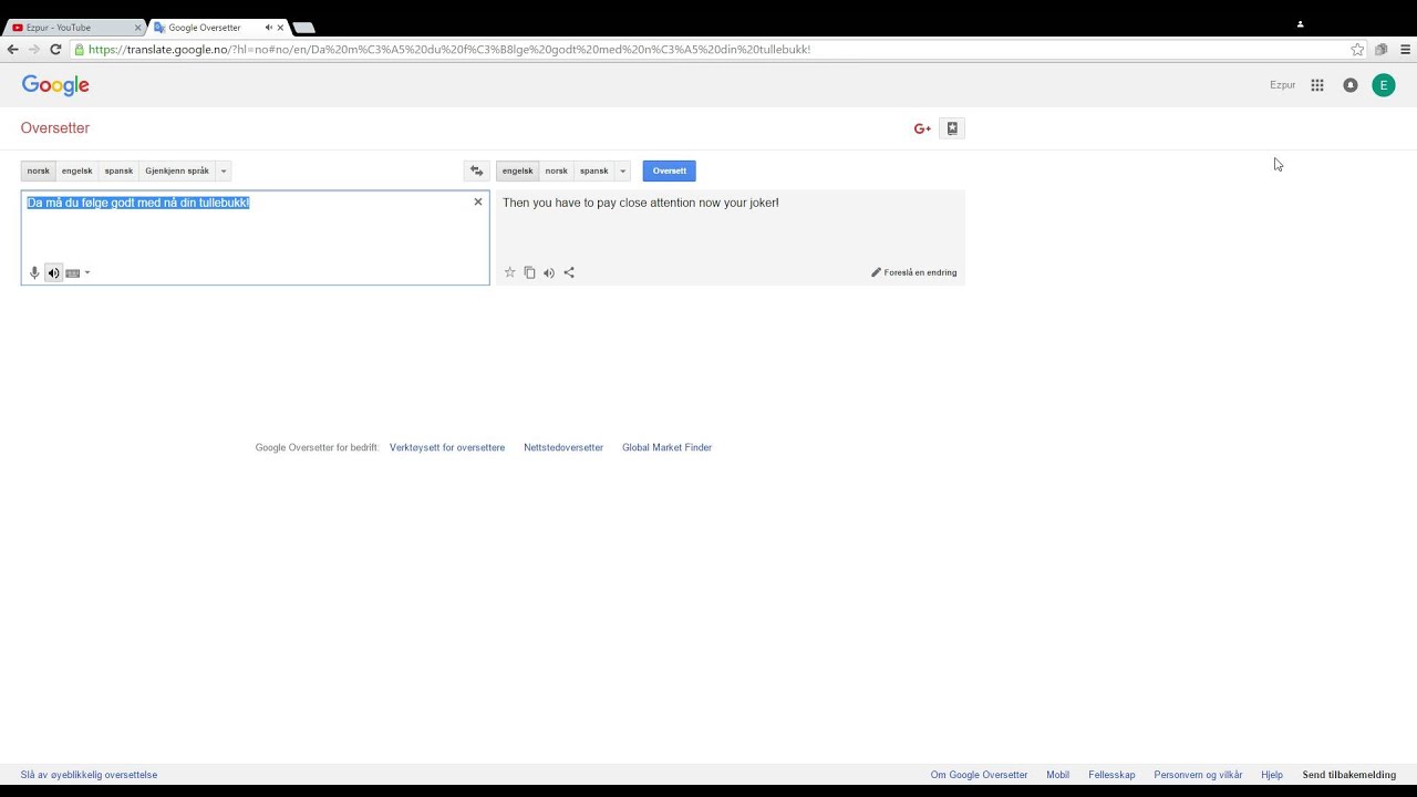 Google Oversetter   Google Chrome 10 03 2016 19 57 48
