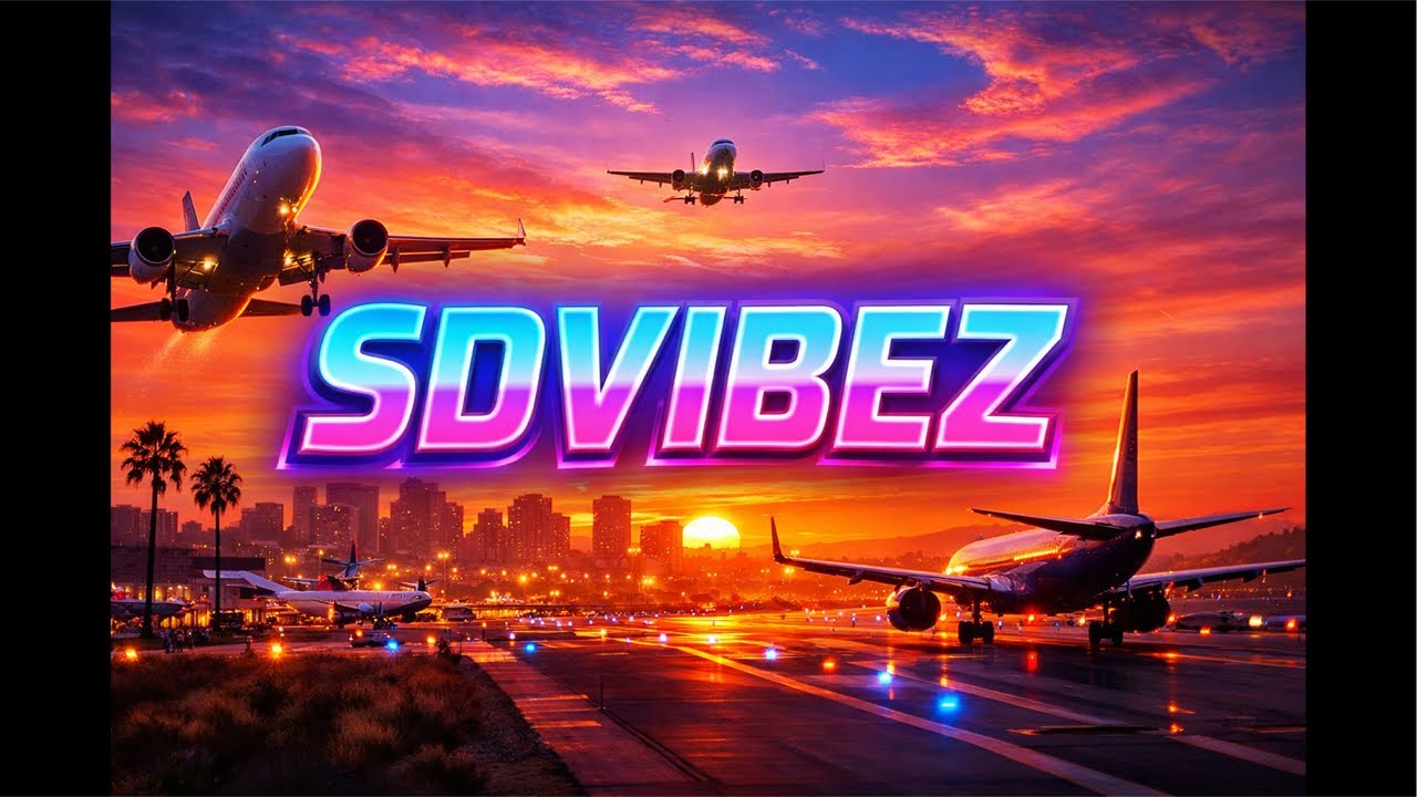 PLANES ROARING OVER SAN DIEGO 🌅 MORNING TAKEOFF LIVE
