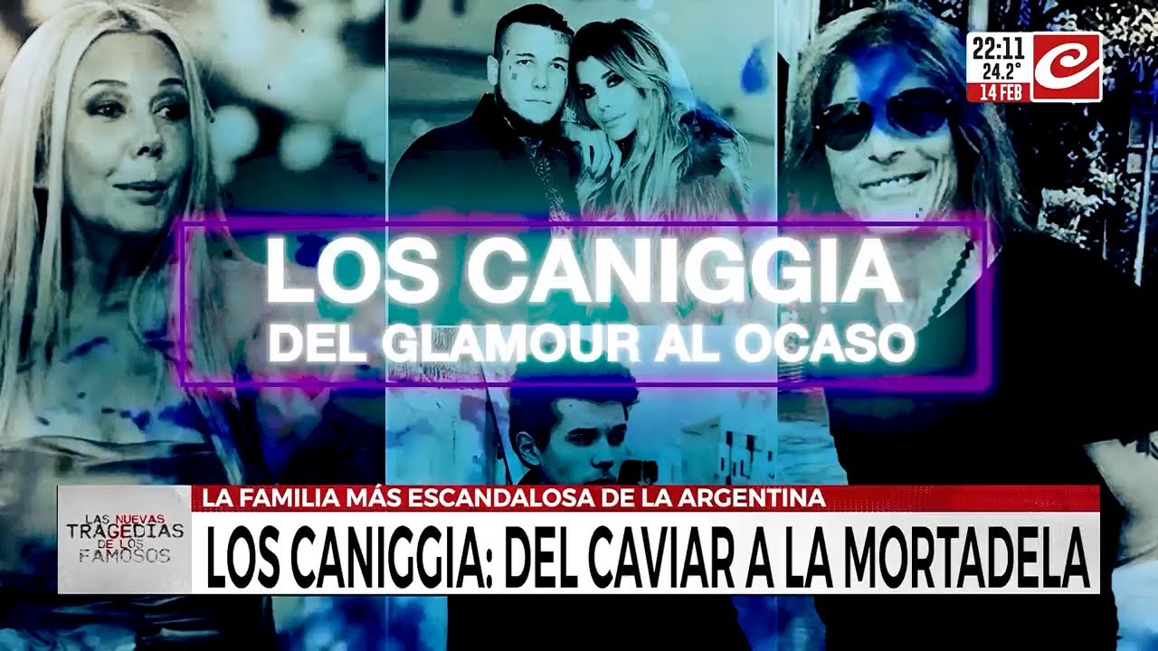 Los Caniggia: del caviar a la mortadela