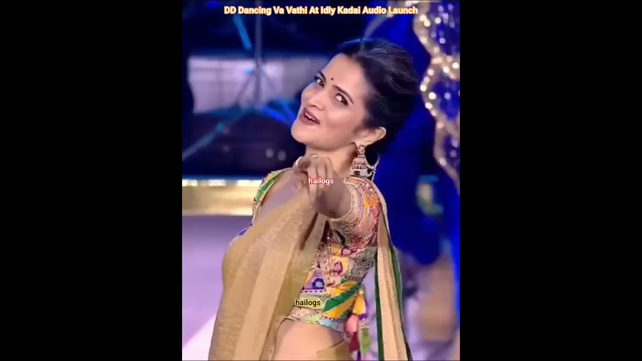 DD performance Idly kadai #audiolaunch #idlykadai #dhanush #dd