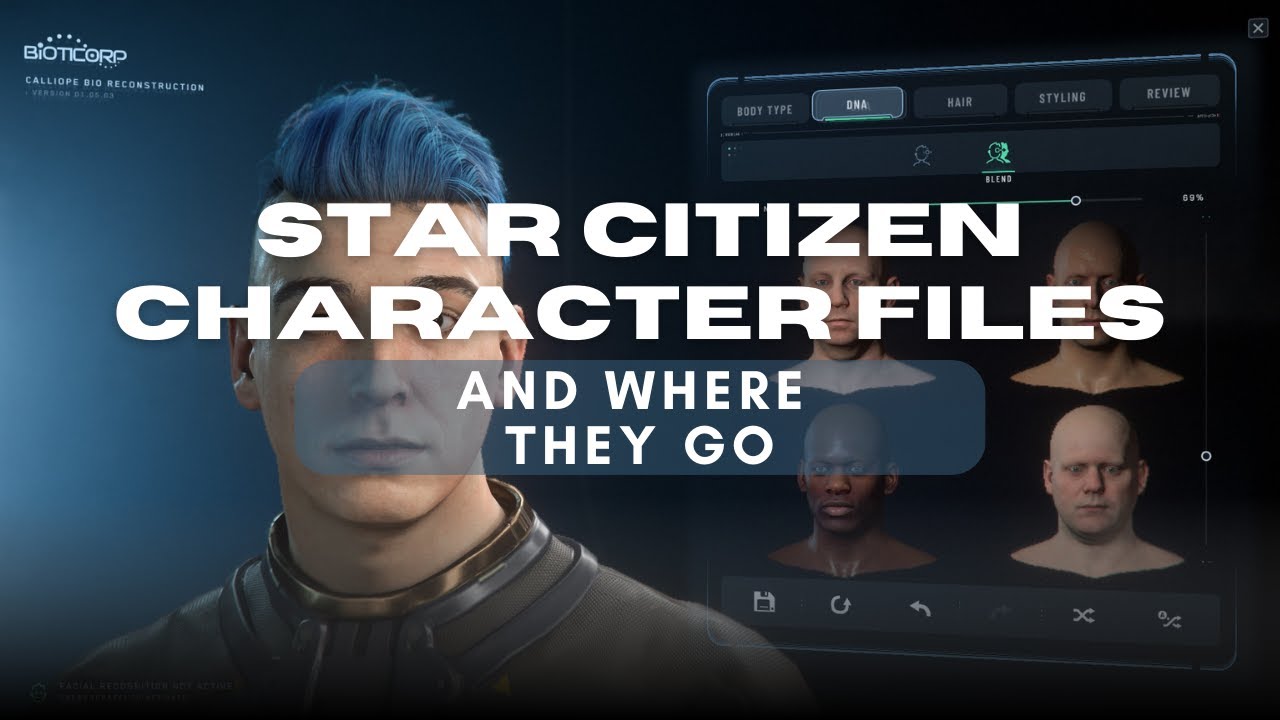 Star Citizen Character Head Files: Where to put them, where to find them!