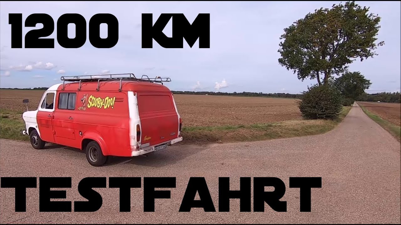 1200km Testfahrt nach Trier - Ford Transit MK1 Urlaub