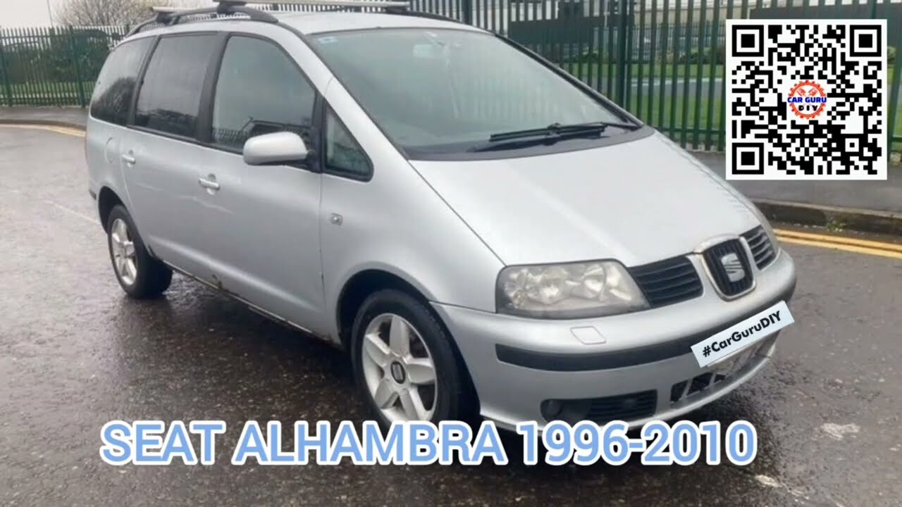 SEAT Alhambra 1996-2010 wymiary bagażnika w centymetrach @BagaznikiwCentymetrach