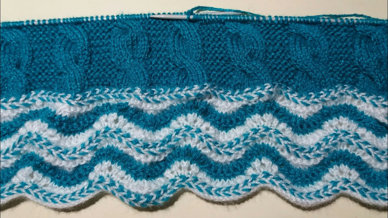 Stylish girls top knitting design # - part - 2