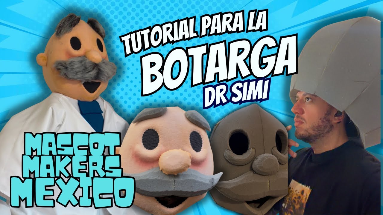 Cómo hacer una botarga del Doctor Simi desde cero con este Tutorial completo #cosplay #mascotdesign 
