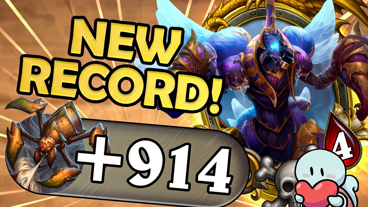 BIGGEST UNDEAD SCALING EVER (+900 ATTACK)! | Hearthstone Battlegrounds