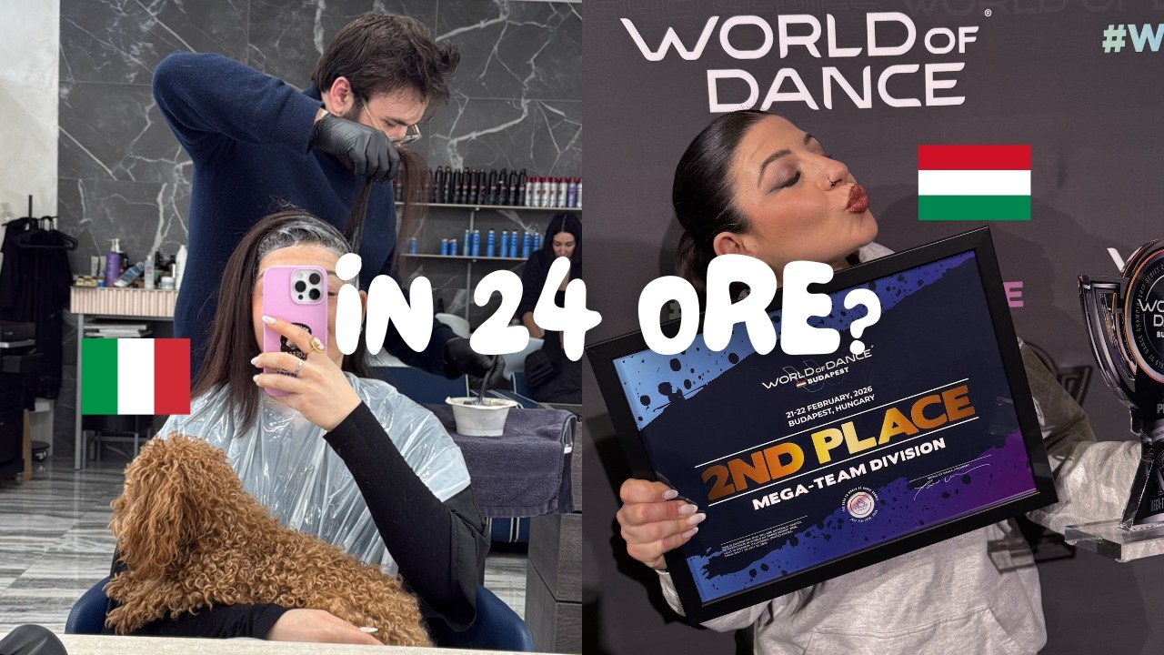 TUTTO QUESTO IN 24 ORE? 🇮🇹✈️🇭🇺 | World of Dance Budapest 2026