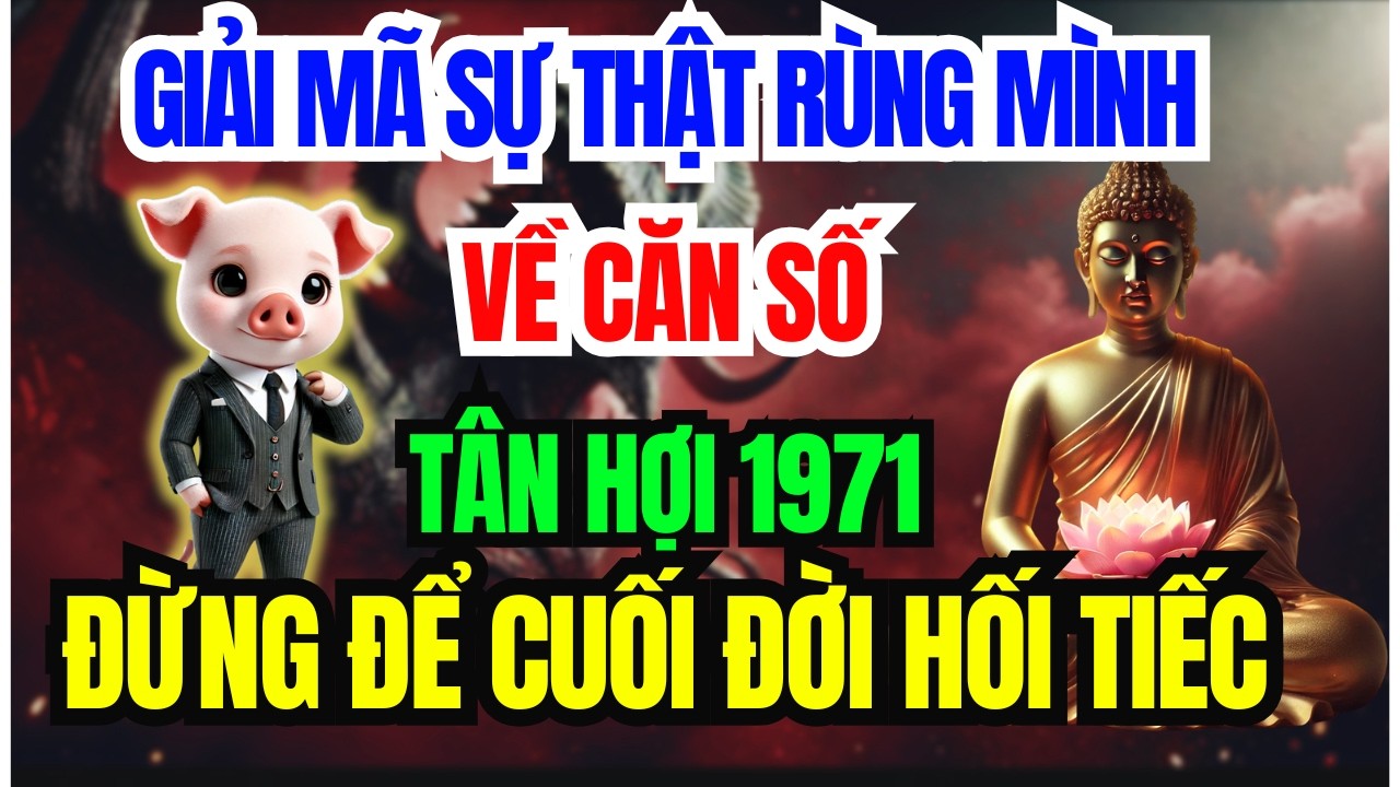 Sự Thật Đáng Sợ Về Cuộc Đời Tuổi Tân Hợi 1971, Tiền Vận Phải Trả Nghiệp Âm - Hậu Vận Giàu Ú Giàu Ụ
