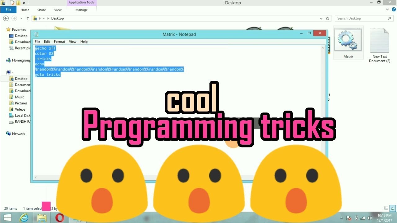 7 COOL NOTEPAD PROGRAMMING TRICKS| YOU NEED TO KNOW | TECHNO RANSH
