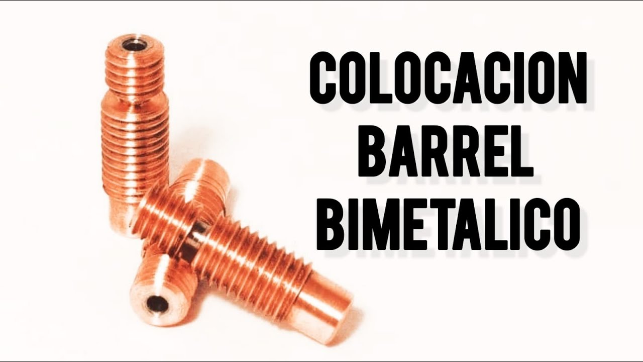 BARREL BIMETALICO, tutorial para la correcta colocación