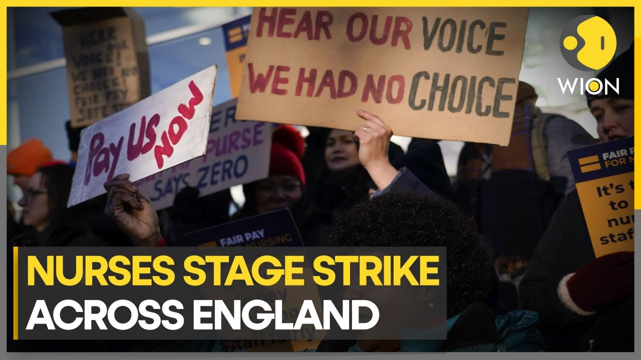 UK: NHS services brace for low staffing as nurses go on strike | Latest World News | WION