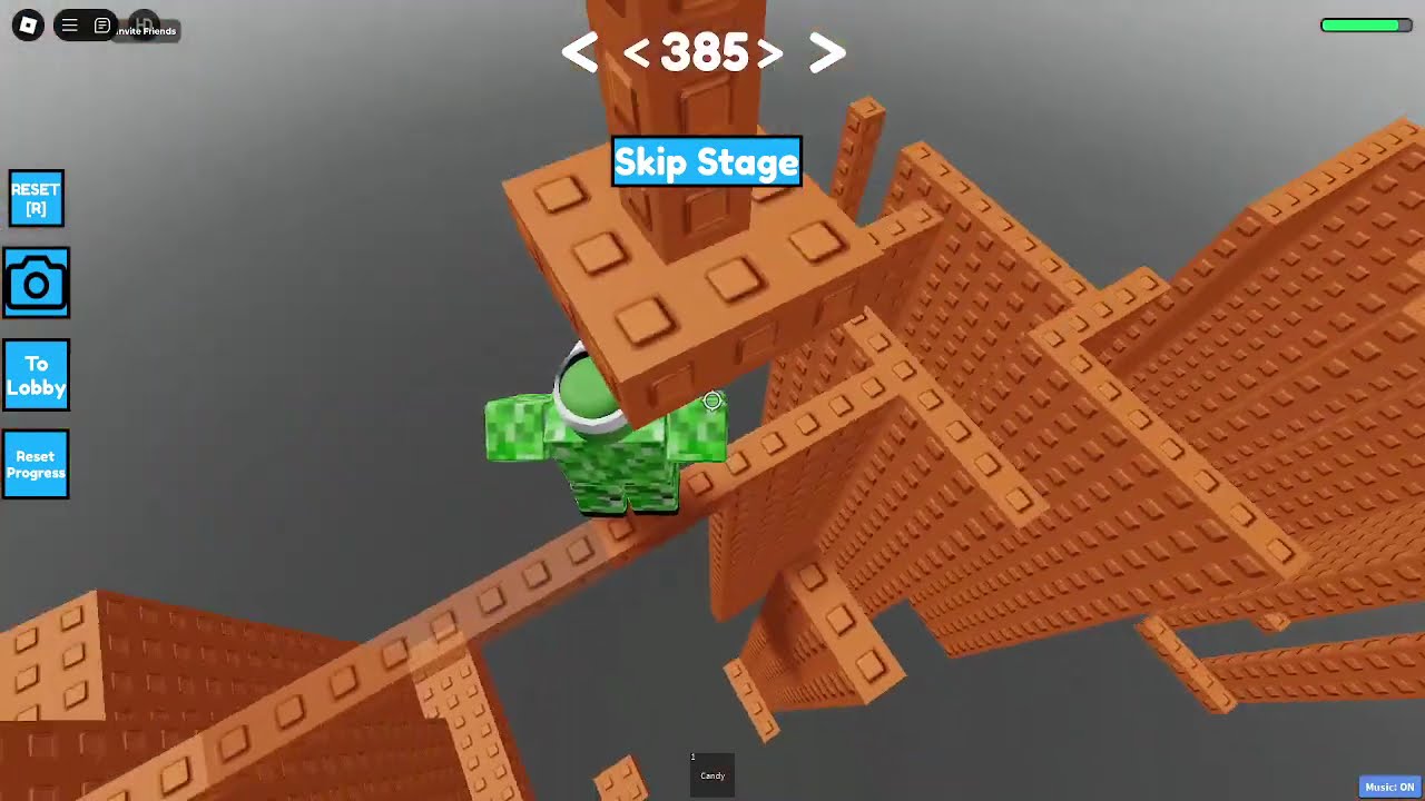 Roblox Unbeatable Difficulty Chart Obby (World 3: Moderate Stages 376 - 401)