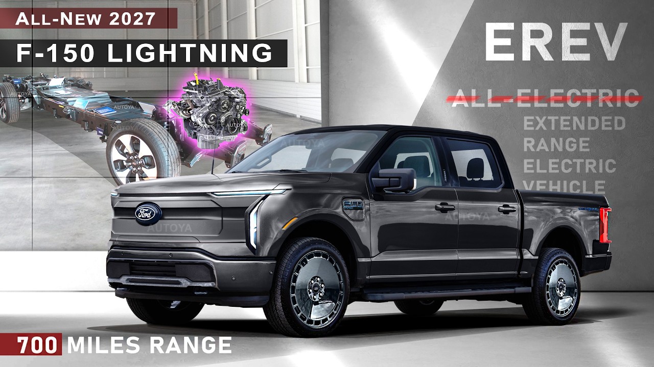 New 2027 Ford F-150 Lightning EREV - No Longer an All-Electric Pick-Up Truck