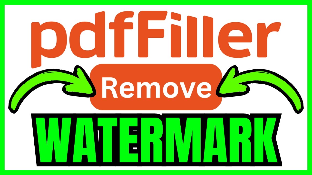 How To REMOVE WATERMARK From PDF Using PDFfiller (QUICK & EASY) 2026