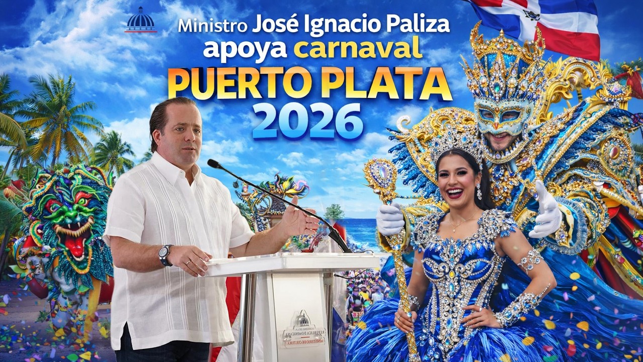 Paliza anuncia carnaval 2026 dedicado a Puerto Plata.