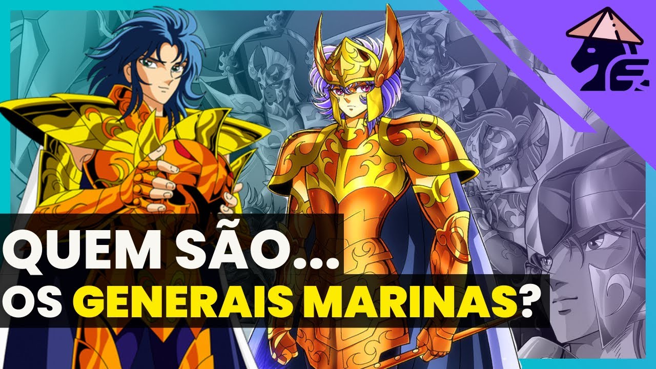 🌊 OS 7 GENERAIS MARINAS DE POSEIDON! (SAINT SEIYA)